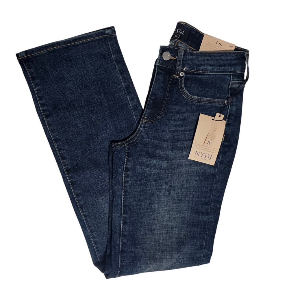 Not Your Daughters Jeans Marylin Straight in Color Marcel Petite 0P NWT